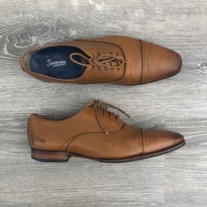 Sweeney London Vechten Cap Toe Dress Shoes